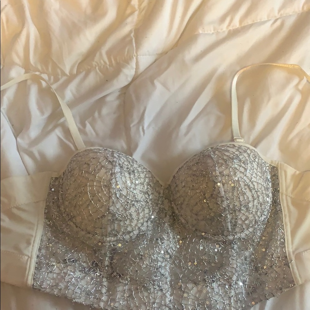 Sequined Bustier